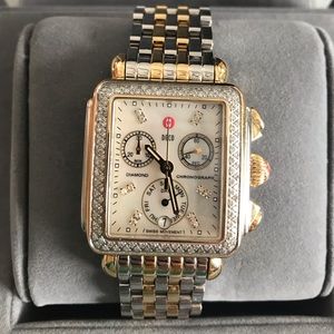 Michele Two Toned Watch